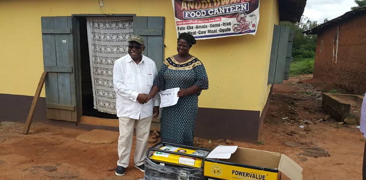 Anuoluwapo Canteen-Ms Salimot (FAYODE Beneficiary)