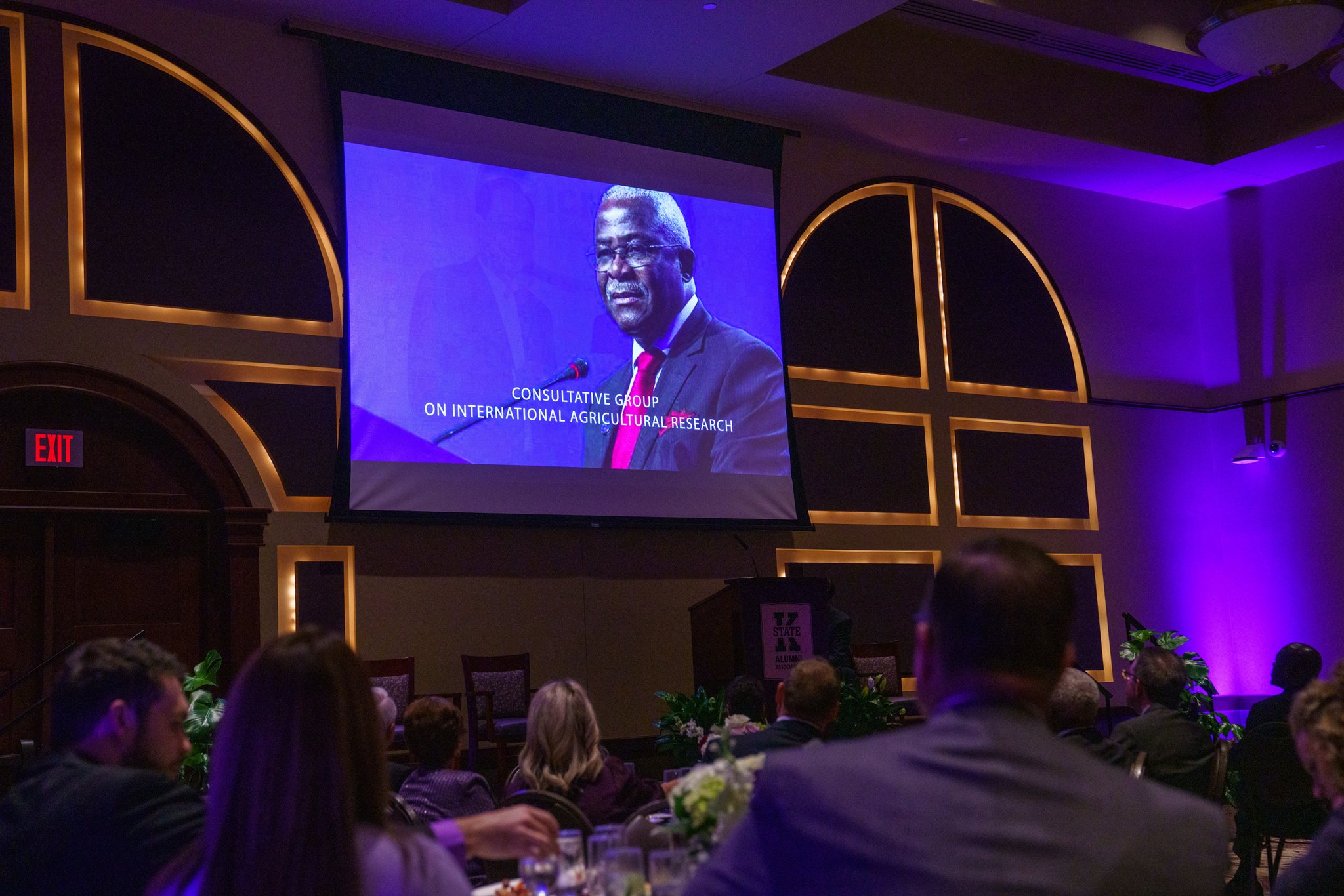 Dr. Kanayo Nwanze honored with the distinguished Alumnus award at alma mata, Kansas State University 