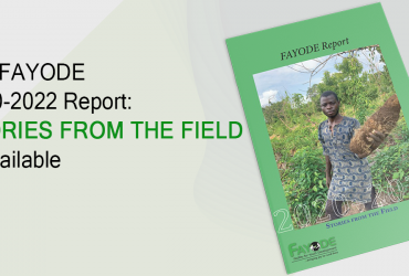 FAYODE's 2020-2022 Report Stories from the field has been released