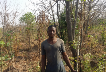 Young Kwara farmer on farm